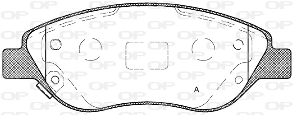 Brake Pad Set, disc brake (BPA0860.12)