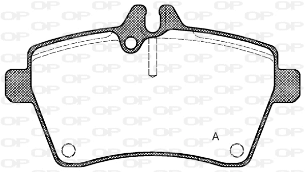 Brake Pad Set, disc brake (BPA1144.00)