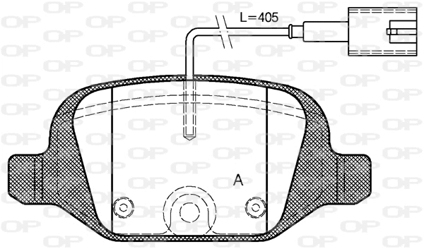 Brake Pad Set, disc brake (BPA0727.12)