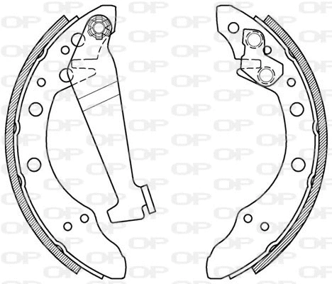 Brake Shoe Set (BSA2014.00)