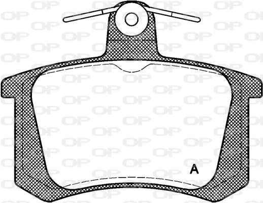 Brake Pad Set, disc brake (BPA0135.20)