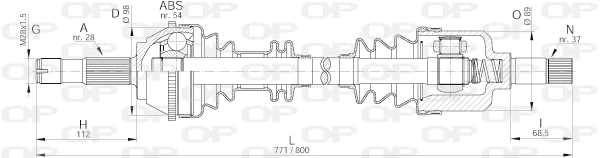 Drive Shaft (DRS6137.00)