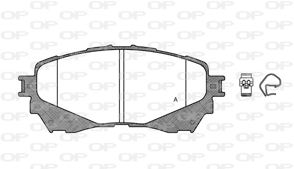Brake Pad Set, disc brake (BPA1538.04)