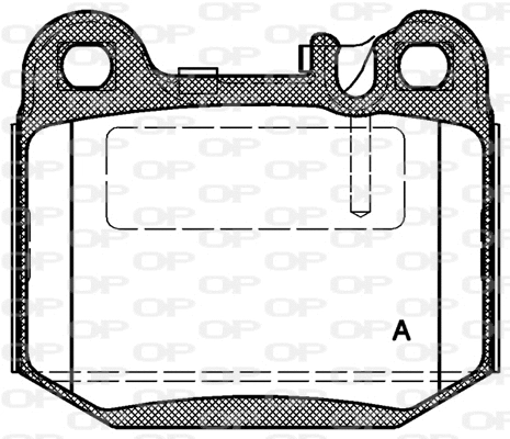 Brake Pad Set, disc brake (BPA0014.40)