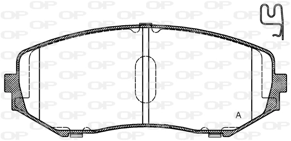 Brake Pad Set, disc brake (BPA1225.02)