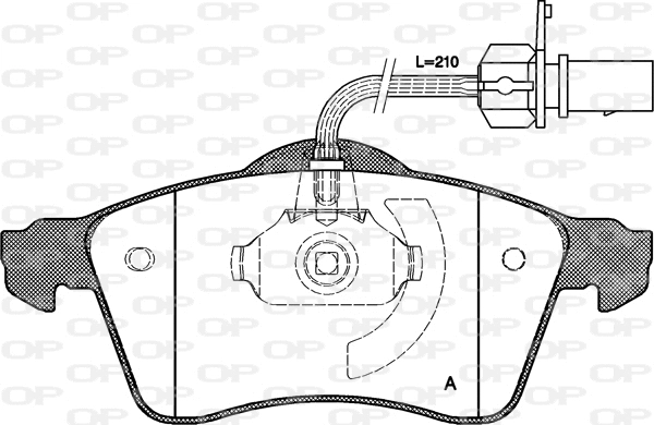 Brake Pad Set, disc brake (BPA0618.01)