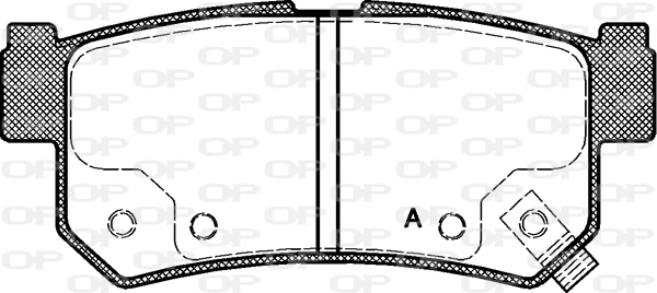 Brake Pad Set, disc brake (BPA0746.62)