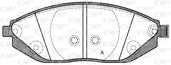 Brake Pad Set, disc brake (BPA1472.02)