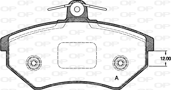 Brake Pad Set, disc brake (BPA0134.50)