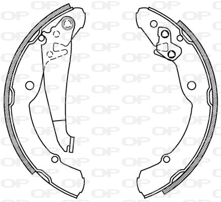 Brake Shoe Set (BSA2029.00)