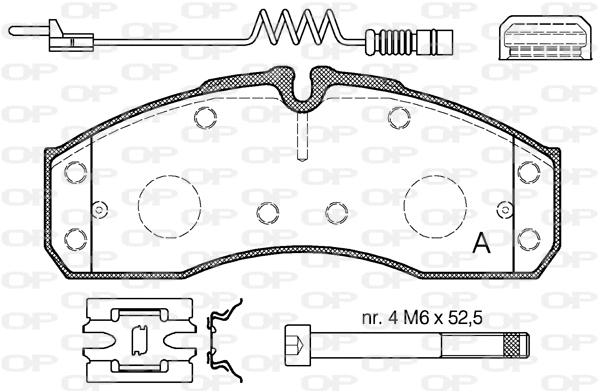 Brake Pad Set, disc brake (BPA0651.22)