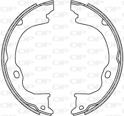 Brake Shoe Set (BSA2254.00)