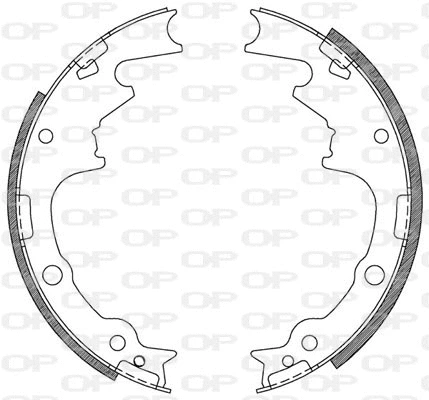 Brake Shoe Set (BSA2105.00)