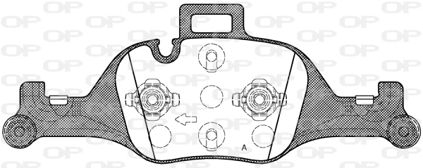 Brake Pad Set, disc brake (BPA1740.00)
