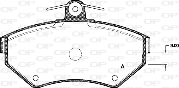 Brake Pad Set, disc brake (BPA0631.00)