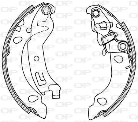 Brake Shoe Set (BSA2068.00)