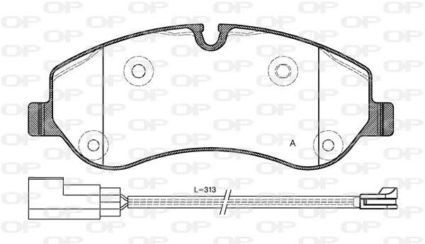 Brake Pad Set, disc brake (BPA1520.02)