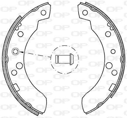 Brake Shoe Set (BSA2049.00)