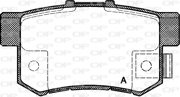 Brake Pad Set, disc brake (BPA0325.12)