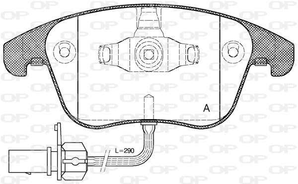 Brake Pad Set, disc brake (BPA1219.11)