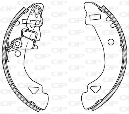Brake Shoe Set (BSA2132.00)
