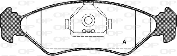 Brake Pad Set, disc brake (BPA0285.10)