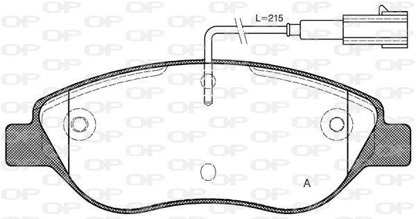 Brake Pad Set, disc brake (BPA0860.02)