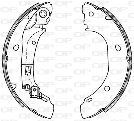 Brake Shoe Set (BSA2086.00)