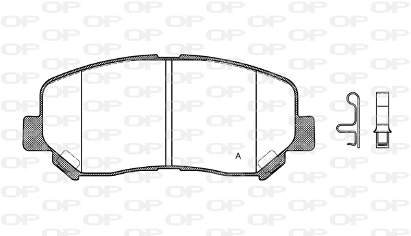 Brake Pad Set, disc brake (BPA1513.02)
