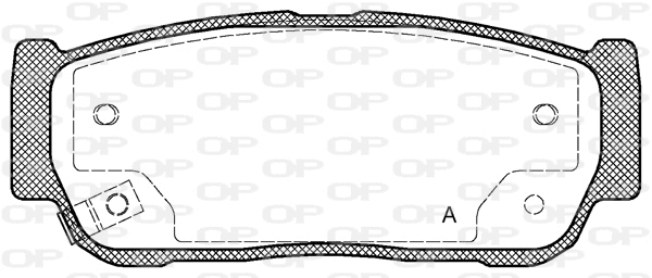 Brake Pad Set, disc brake (BPA1063.02)