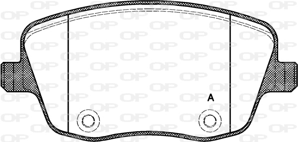 Brake Pad Set, disc brake (BPA0775.00)