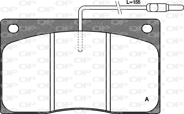 Brake Pad Set, disc brake (BPA0044.02)
