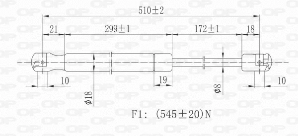 Gas Spring, boot/cargo area