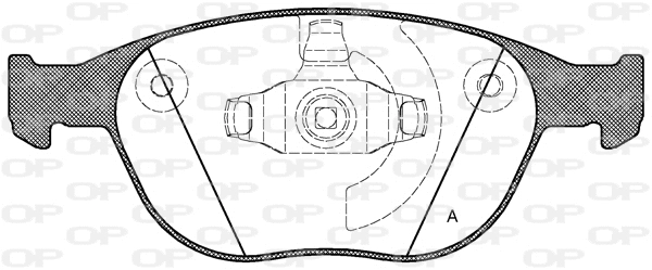 Brake Pad Set, disc brake (BPA0984.00)