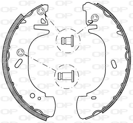 Brake Shoe Set (BSA2137.00)