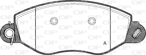 Brake Pad Set, disc brake (BPA0772.12)