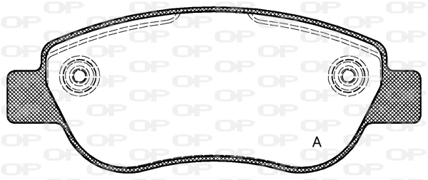 Brake Pad Set, disc brake (BPA1069.00)