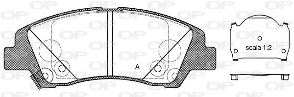 Brake Pad Set, disc brake (BPA1583.02)