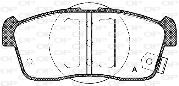 Brake Pad Set, disc brake (BPA0724.02)
