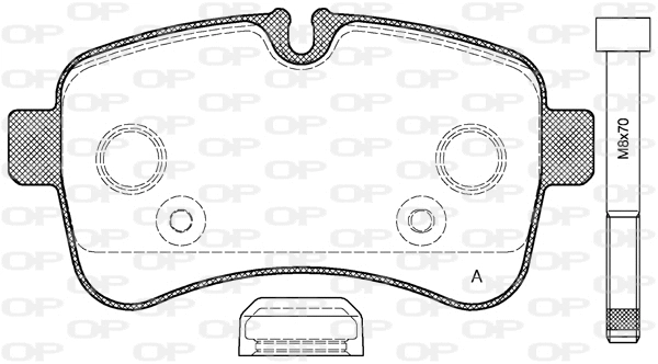 Brake Pad Set, disc brake (BPA1282.00)