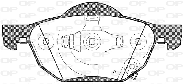 Brake Pad Set, disc brake (BPA1068.02)