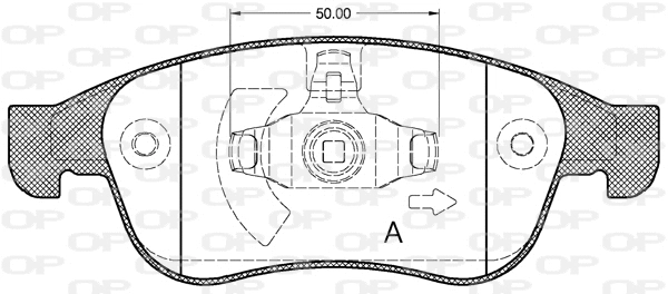 Brake Pad Set, disc brake (BPA1248.10)