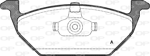 Brake Pad Set, disc brake (BPA0633.00)