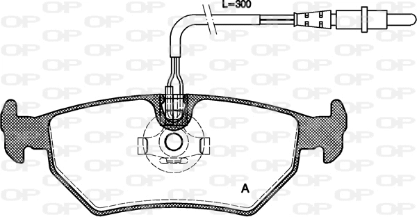Brake Pad Set, disc brake (BPA0265.32)
