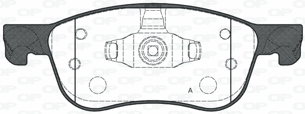 Brake Pad Set, disc brake (BPA1776.00)