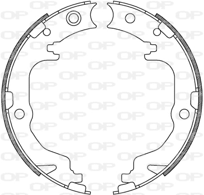 Brake Shoe Set (BSA2247.00)