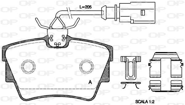 Brake Pad Set, disc brake (BPA0591.12)