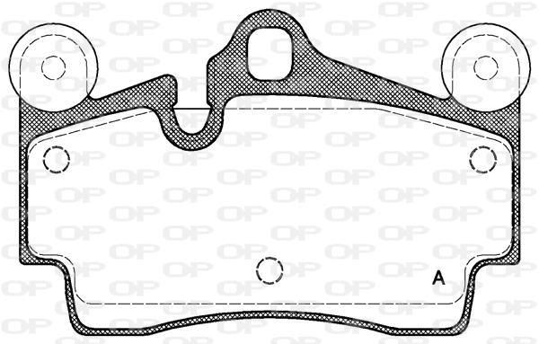 Brake Pad Set, disc brake (BPA0996.00)