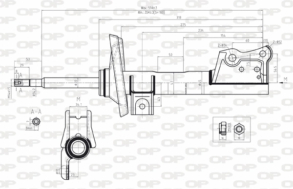 Shock Absorber (SAB8041.31)