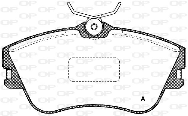Brake Pad Set, disc brake (BPA0480.00)